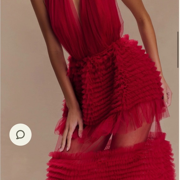 Meshki Minka Ruffle Halter Dress - Picture 2 of 4